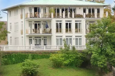 Appartement pour 2 personnes, dans villa, au bord de l'Elbe, calme et ensoleillé