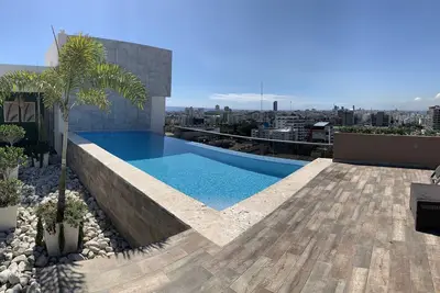 Image de Haut De Gamme Apt À Piantini Avec Piscine Et Gym