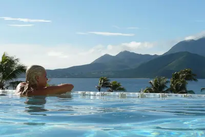 Image de Superbe villa des Caraïbes, à proximité de belles plages et restaurants, vue imprenable