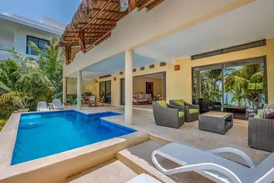 Image de Un cadre vraiment incroyable, Villa Luminosa, à 10 minutes de Tulum!