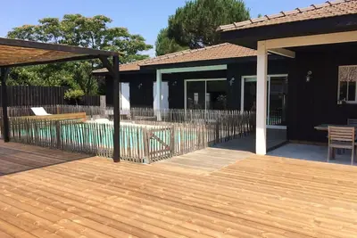 Image de Promo Sem 14 Juillet Maison Du Bassin Avec Piscine chauffée et cloturée