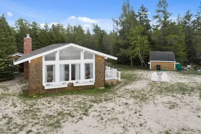 Image de Nouvelle inscription sur la plage du lac Michigan  <br><br>