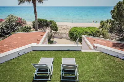 Villa en bord de mer sur la magnifique plage de Solanas