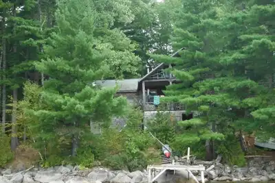 Image de Turn Of The Cabin siècle sur l'île privée