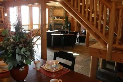 Image de Luxueux Accueil Connexion avec Mille Lacs Lake Sunrise Vues