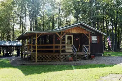 Image de Cabine confortable dans la partie occidentale de l'Ap Wilds et la nat Forêt Allegheny