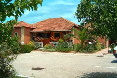 Image de Jolie maison près de la plage, sur l'île de Corfou