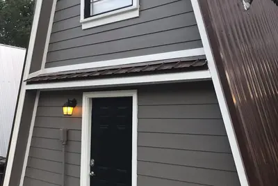 Image de Cabine surplombant Yarborough Landing et le lac Millwood