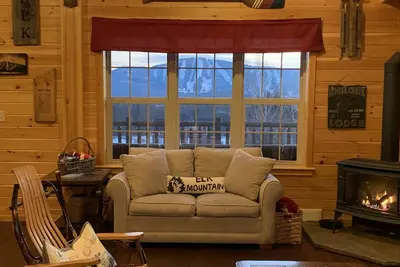 Image de Chalet de ski avec vue imprenable sur Elk Mountain