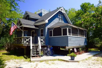 Image de Le héron bleu à la clairière verte