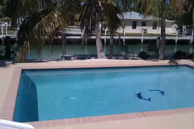 Image de Piscine Accueil sur Canal profondes au large de Port Boot Key, Double Lot