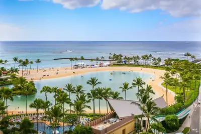 Image de Ilikai 1038 océan / lagon / lit king, canapé-lit