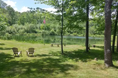Image de Fabuleux Chalet D'Escapade PRIVÉ Dans Le Woods Bemus Point Ny