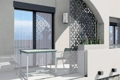 Image de Magnifique coucher de soleil et vue sur la mer