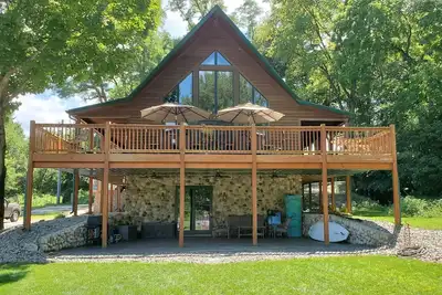 Image de Immobilier rustique de luxe sur le lac Freeman