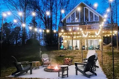 Image de Belle maison sur le lac sur une crique isolée! Paddleboards / Kayaks, Chiens considérés