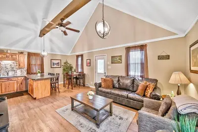 Image de Maison de plage / lac dans des sentiers de remorquage