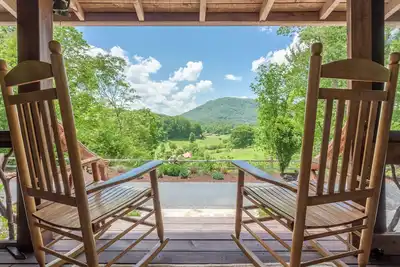 Image de Vue et emplacement fabuleux. Vue sur la campagne française dans la belle N. Géorgie.