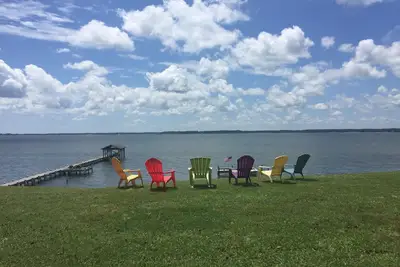 Image de Waterfront River Home - Baie de Chesapeake, Deltaville, Va. Pier et plage privée