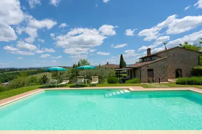 Image de Magnifique maison de vacances privée avec piscine privée, Wifi, Tv, vue panoramique et parking