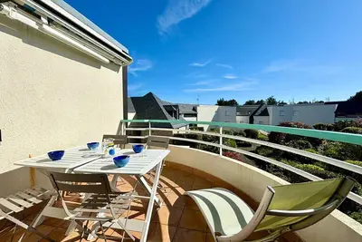 Image de Appartement T2+Cabine à Carnac, Balcon Sud, Proche Plages, 4 Pers.