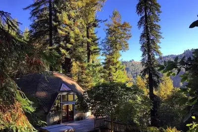 Image de * Nouvelle Liste * Redwood Dome Retreat | Vues, confidentialité, bain à remous