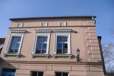 Image de Beletage au port de Röbel avec snack jardin et patio
