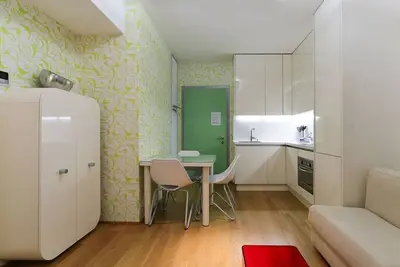 Image de Appartement contemporain avec 1 chambre et vue sur le lac