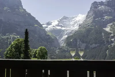 Image de Loft with panoramic view, near ski training center Bodmi (for kids)