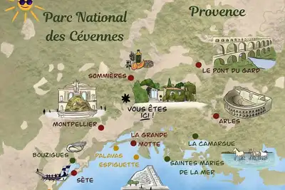 Image de Sud de la France - Calme à la campagne - Naturiste - proche Montpellier