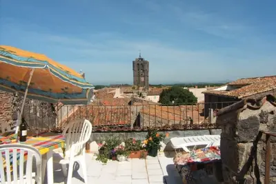 Image de Agde Spacieuse Maison de Ville sur fleuve, terrasse au toit vue panoramique