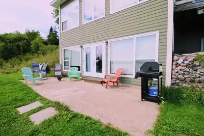 Image de Spectaculaire plage privée sur les lacs Bras D'or, luxe, moderne, spacieux
