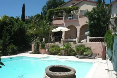 Image de Villa De Charme Cannes Mandelieu Mer Piscine