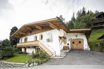 Image de Magnifique chalet de style tyrolien, haute près Zillertalbahn, animaux acceptés
