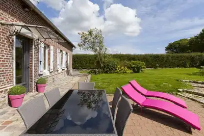 Image de adorable maison normande à 7mns d'Etretat, au calme, dans un écrin de verdure