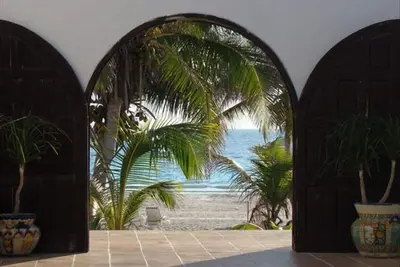 Image de Paradis dans la réserve de Sian Ka'an - Directement sur la plage