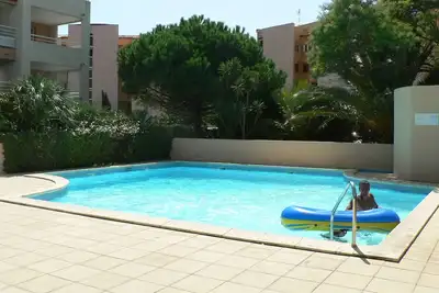 Bel appartement calme, spacieux, mezzanine et terrasse ouverte avec vue sur mer