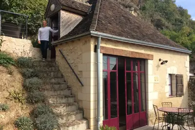 Image de Gîte semi-troglodyte du Vieux Chai de Trôo en vallée du Loir