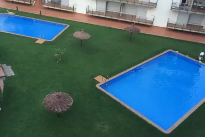 Image de Location de vacances, Sta Margarida (Rosas), 4 / 5 personnes, plage à 800m, 3 piscines