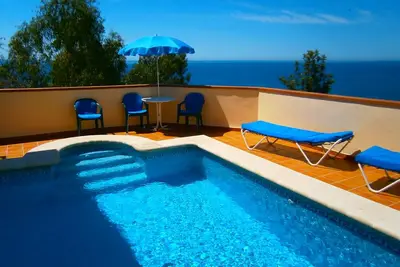 Image de Villa avec piscine près de la mer Nerja Malaga Andalousie Espagne