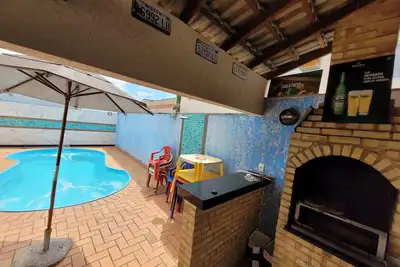 Image de Belle maison en duplex sur la plage de Morro à seulement 600 mètres de la plage! Wifi et salut tv.