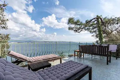 Image de Villa Pieds Dans L'Eau, 2 à 10 personnes, calme, 200 m village, Vue panoramique