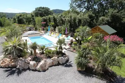 Image de L'Oasis De Boisset: Villa 5*, 3 min d'Anduze, Piscine / Spa privatifs, 10/14 per