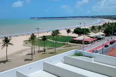 Image de Très bel appartement bien équipé - 70 mètres de la plage w / Vue sur Mer - Tambaú