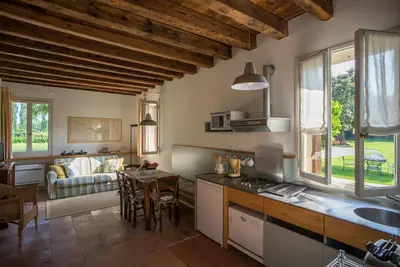 Image de Villa Tron. Appartement Mezà avec parc le long de la Riviera Brenta. Venise
