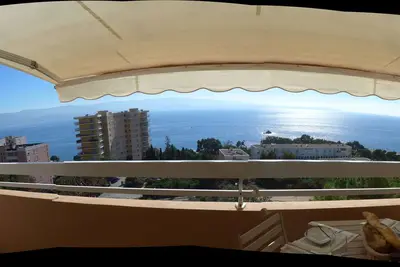 Grand F2 route des Sanguinaires grande terrasse avec vue mer180° sans vis à vis