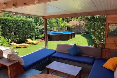 Image de Maison landaise, Soustons, 4 chambres et 2 salles de bain, piscine.