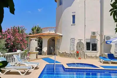 Image de Villa de vacances avec piscine à Alanya, Avsallar - Piscine privée, Marcher