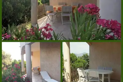 Image de T2 climatisé calme dans villa proche mer et commerces