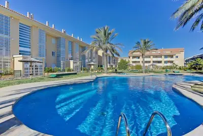 Image de Moderne appartement de 2 chambres à Javea, piscine air conditionné, la télévision britannique, voiture non nécessaire